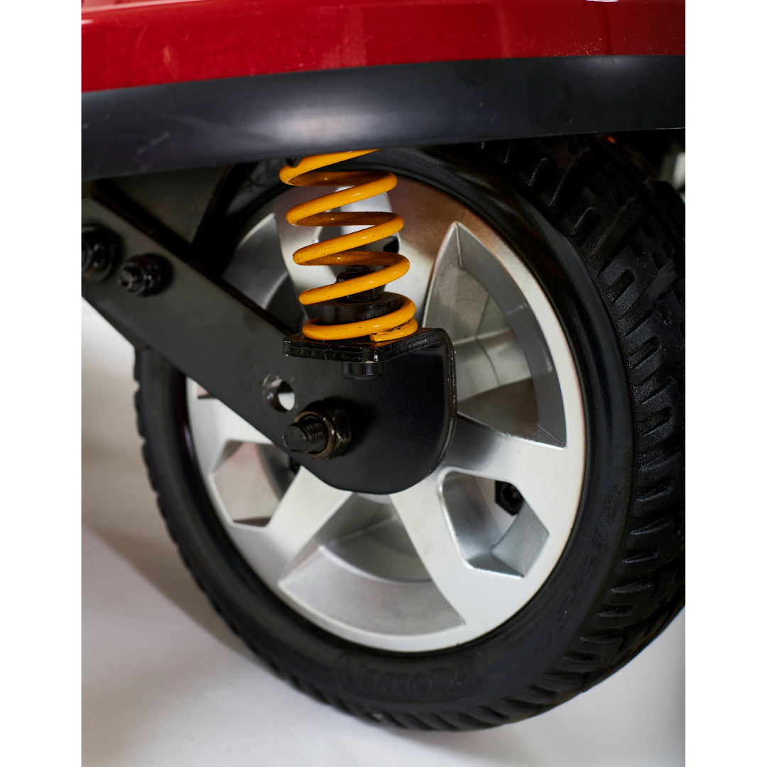 Golden Technologies GC340 Companion Luxury 3 Wheel Full Size Scooter - Wheel and Suspension