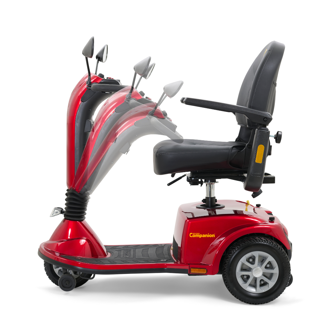Golden Technologies GC340 Companion Luxury 3 Wheel Full Size Scooter - Folding