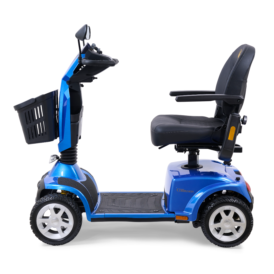 Golden Technologies GC440 Companion 4-Wheel Luxury Full Size Scooters - Blue left