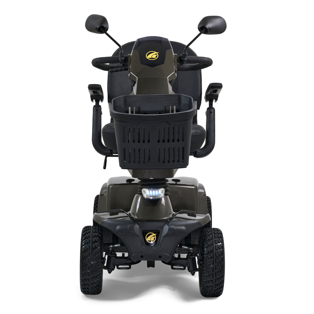 Golden Technologies GC440 Companion 4-Wheel Luxury Full Size Scooters - Galactic Gray front