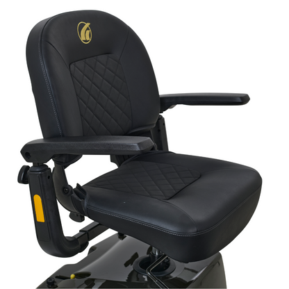 Golden Technologies GC440 Companion 4-Wheel Luxury Full Size Scooters - Galactic Gray model seat