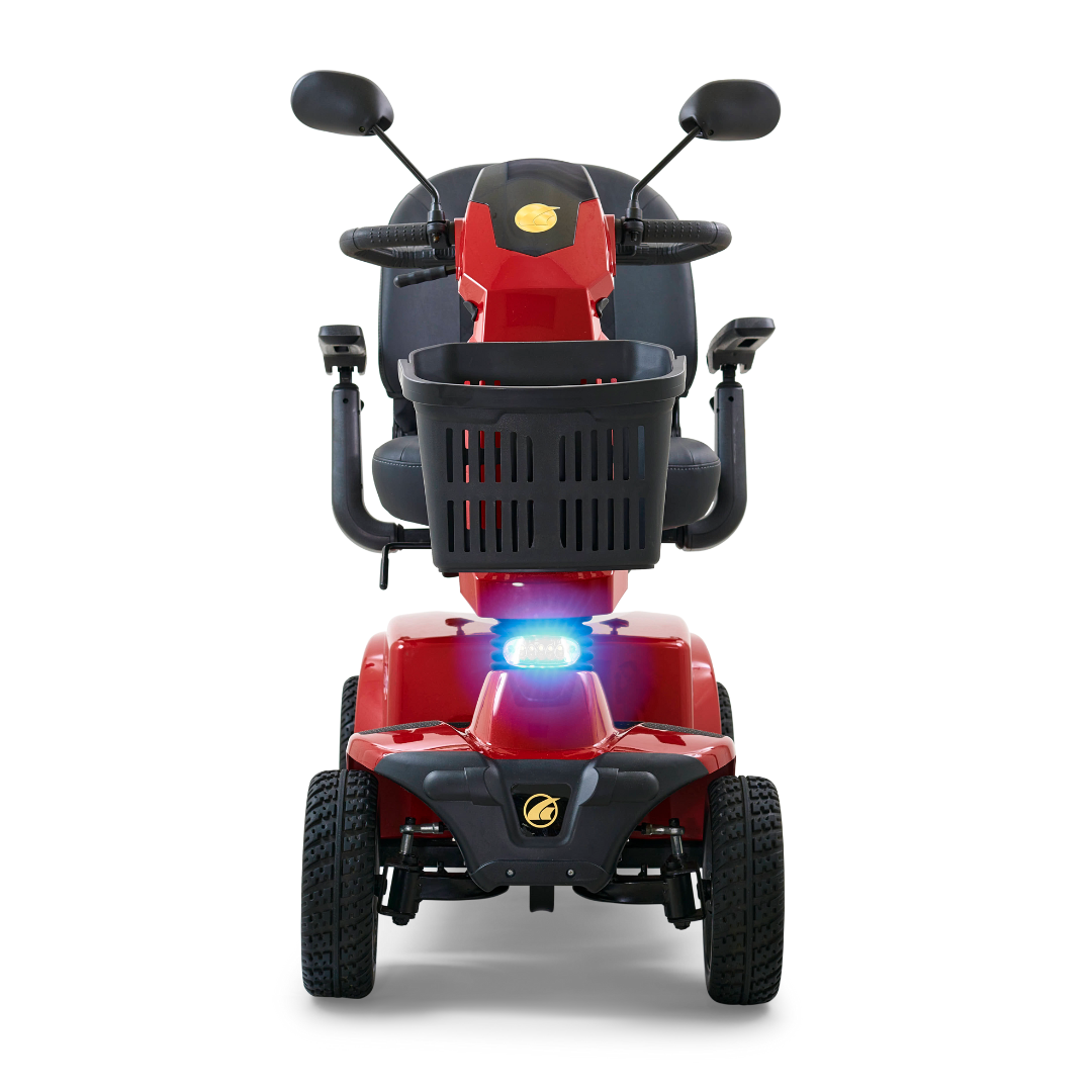 Golden Technologies GC440 Companion 4-Wheel Luxury Full Size Scooters - Red model front