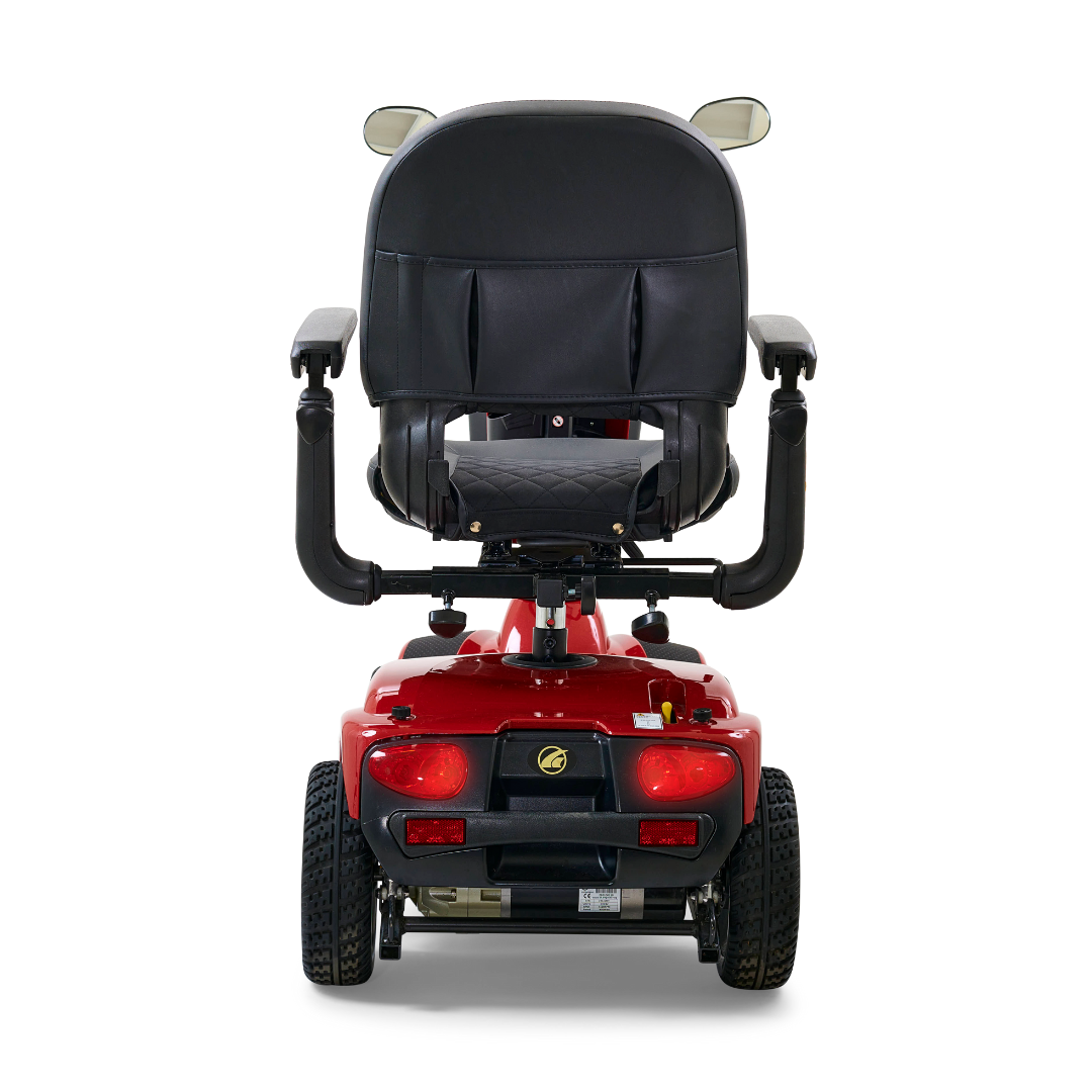 Golden Technologies GC440 Companion 4-Wheel Luxury Full Size Scooters - Red model rear