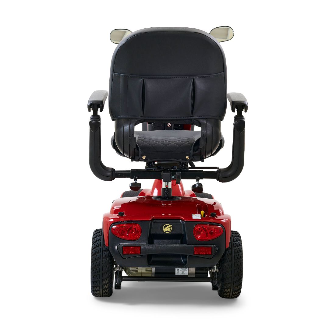 Golden Technologies GC440 Companion 4-Wheel Luxury Full Size Scooters - Red model rear