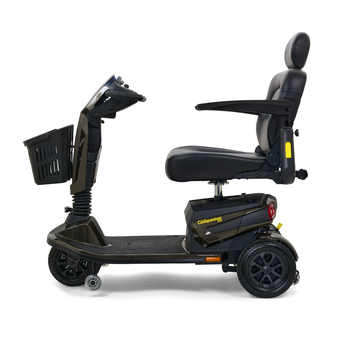 Golden Technologies GC540 Companion HD 3-Wheel Scooter - Galactic Grey Front Left