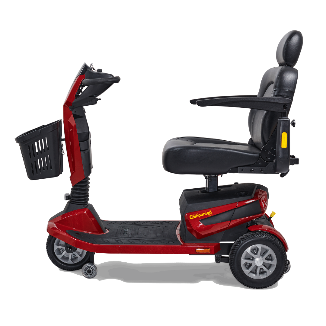 Golden Technologies GC540 Companion HD 3-Wheel Scooter - Red left