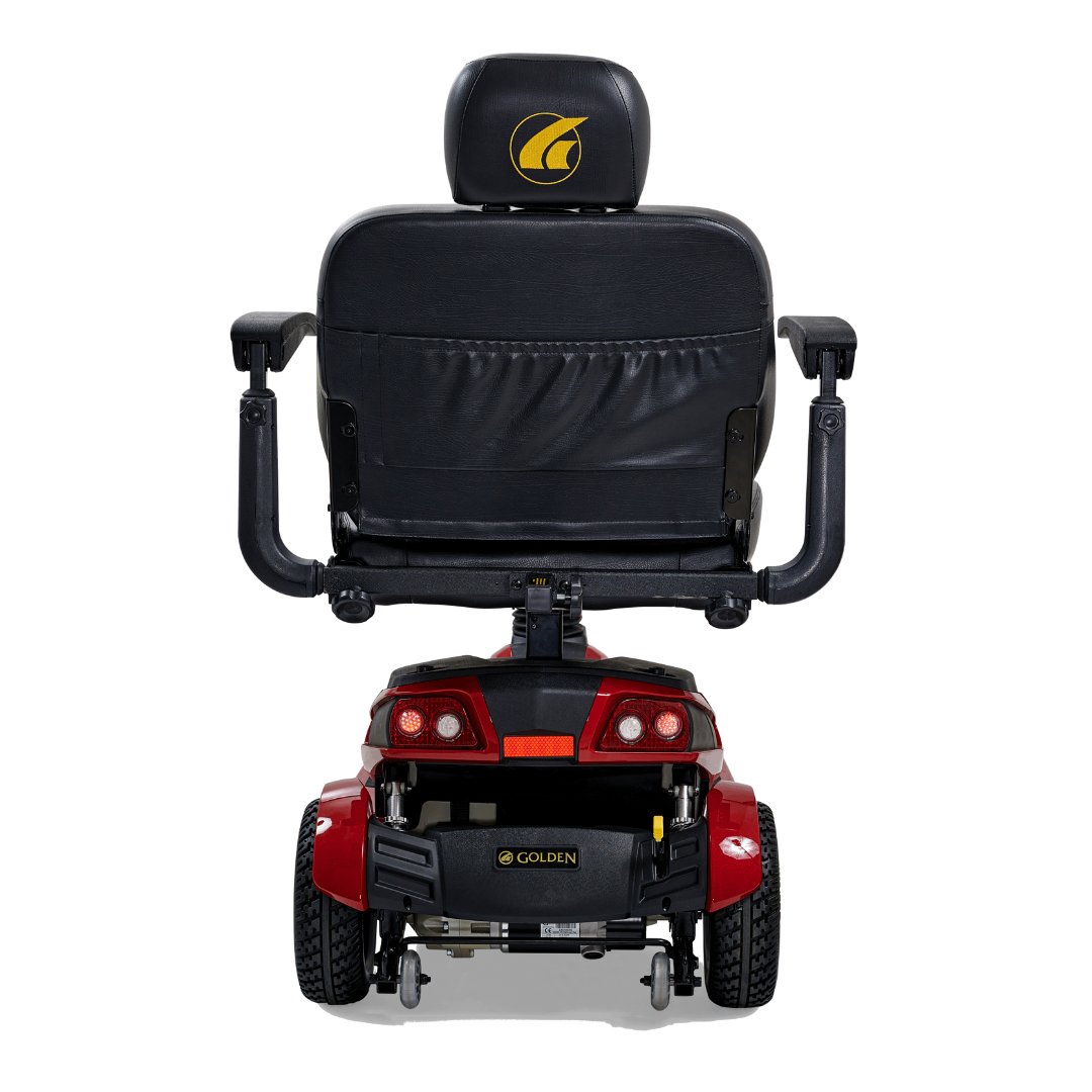 Golden Technologies GC540 Companion HD 3-Wheel Scooter - Red rear