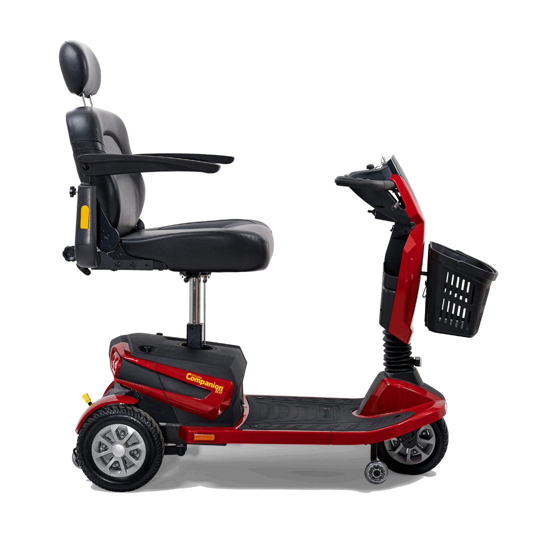 Golden Technologies GC540 Companion HD 3-Wheel Scooter - Red Right