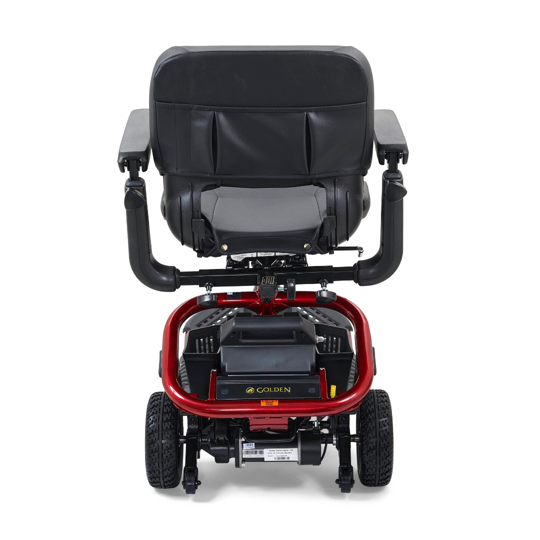 Golden Technologies LiteRider Lightweight 3 Wheel Travel Scooters rear