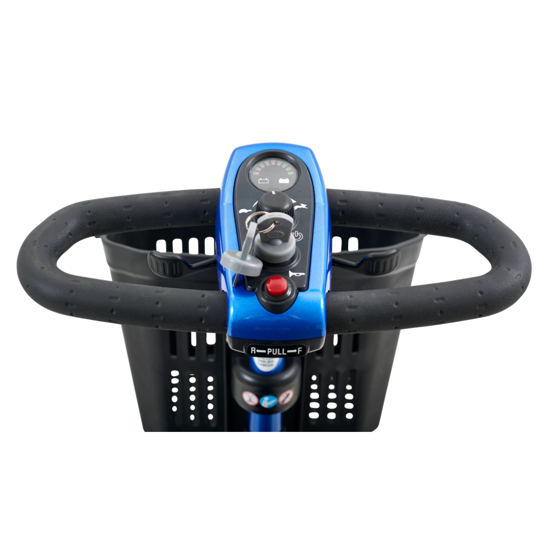 Golden Technologies LiteRider – Lightweight 4 Wheels Travel Scooter - Steering