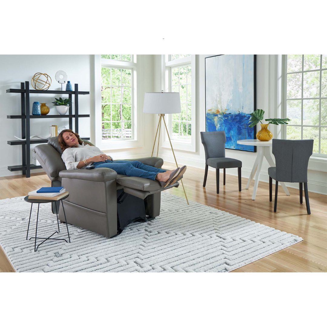 Golden Technologies MaxiComfort DayDreamer Power Pillow Reclining Lift Chairs - in reclined state with user