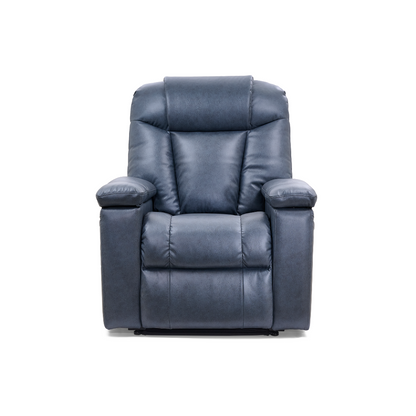 Golden Technologies PR442 Rhea Assisted Lift Chair with Heat Wave Technology - Lagoon in seated position front