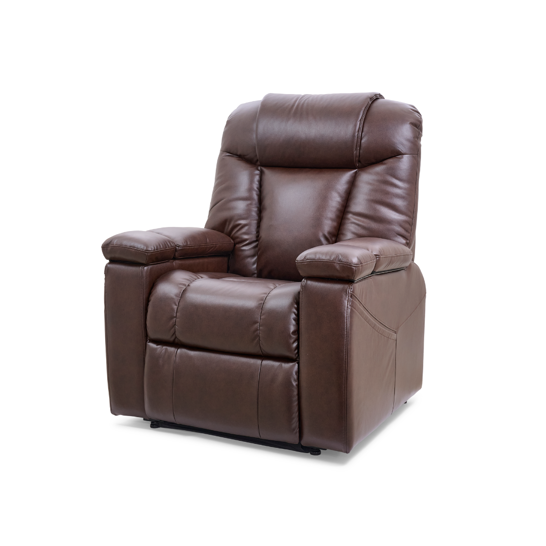 Golden Technologies PR442 Rhea Assisted Lift Chair with Heat Wave Technology - Maple front