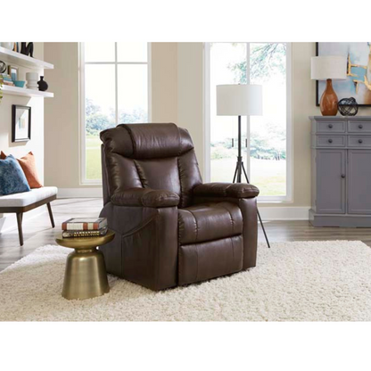Golden Technologies PR442 Rhea Assisted Lift Chair with Heat Wave Technology - Maple in seated position