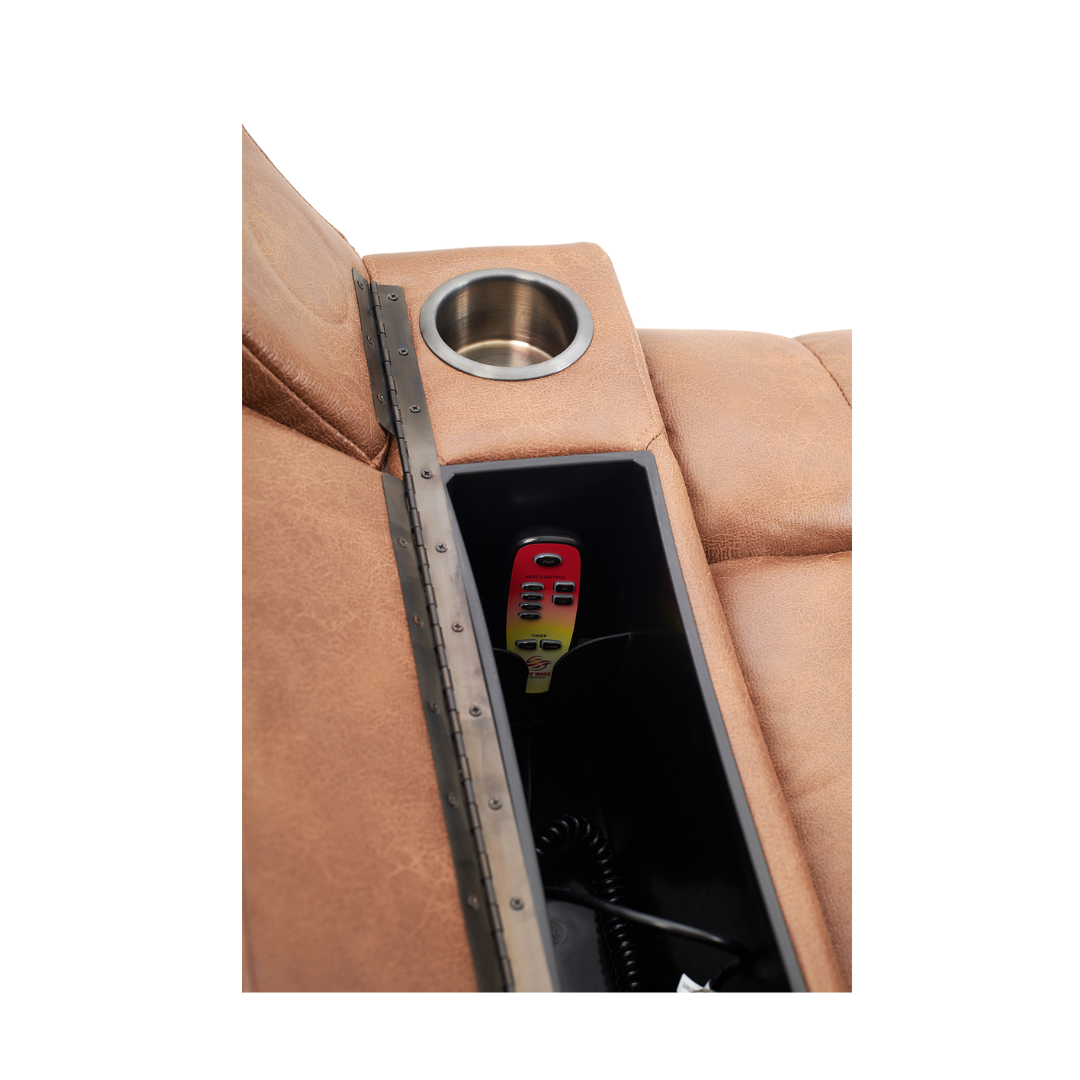 Golden Technologies PR442 Rhea Assisted Lift Chair with Heat Wave Technology - drink holder and storage compartment