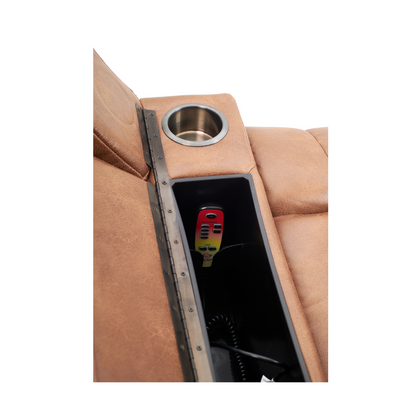 Golden Technologies PR442 Rhea Assisted Lift Chair with Heat Wave Technology - drink holder and storage compartment