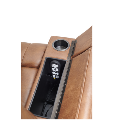 Golden Technologies PR442 Rhea Assisted Lift Chair with Heat Wave Technology - drink holder and storage compartment