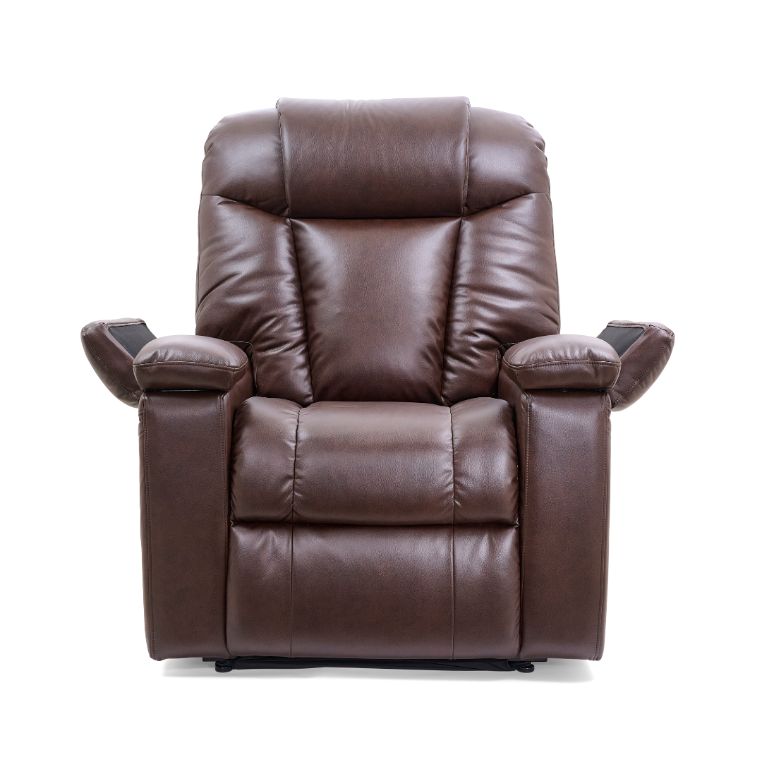 Golden Technologies PR442 Rhea Assisted Lift Chair with Heat Wave Technology - with both arm rests open