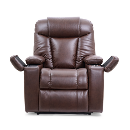 Golden Technologies PR442 Rhea Assisted Lift Chair with Heat Wave Technology - with front arm rest opened