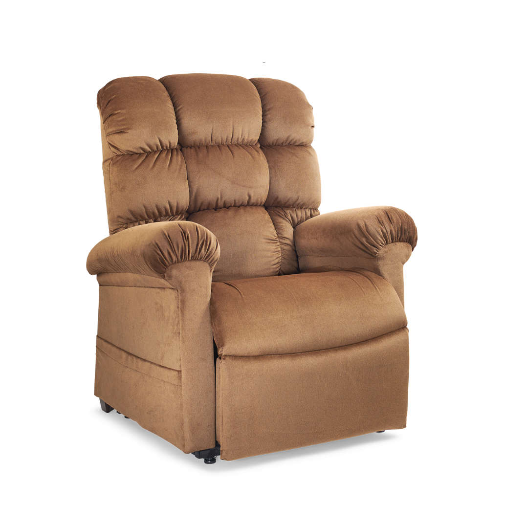 Golden Technologies PR510 MaxiComfort Cloud Series Extra Wide Assisted Lift Chair Recliner - Camel