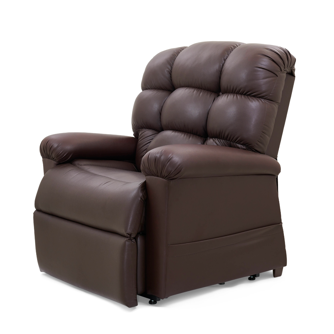 Golden Technologies PR510 MaxiComfort Cloud Series Extra Wide Assisted Lift Chair Recliner - Coffee Bean