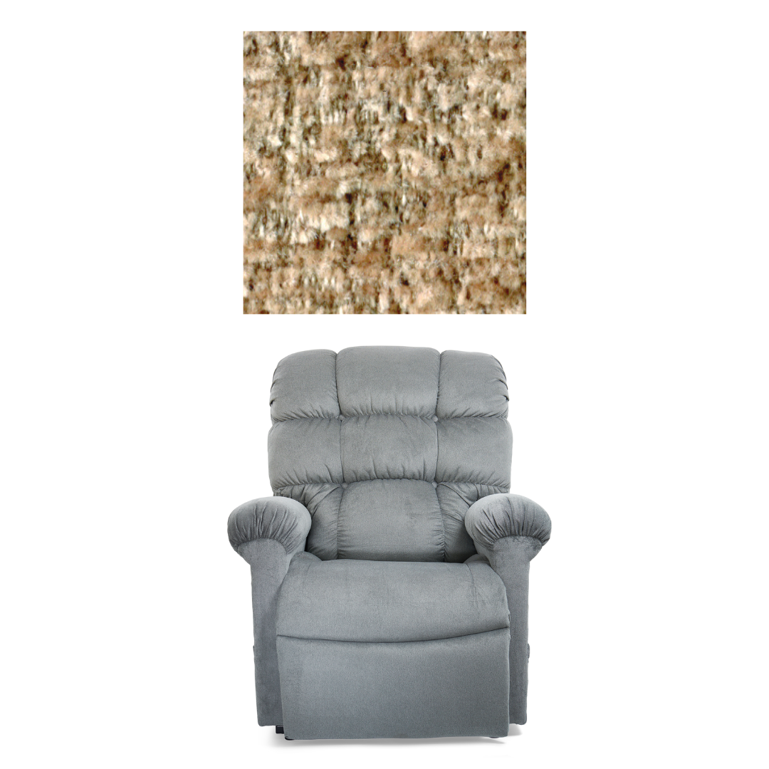Golden Technologies PR510 MaxiComfort Cloud Series Extra Wide Assisted Lift Chair Recliner - Sandstorm