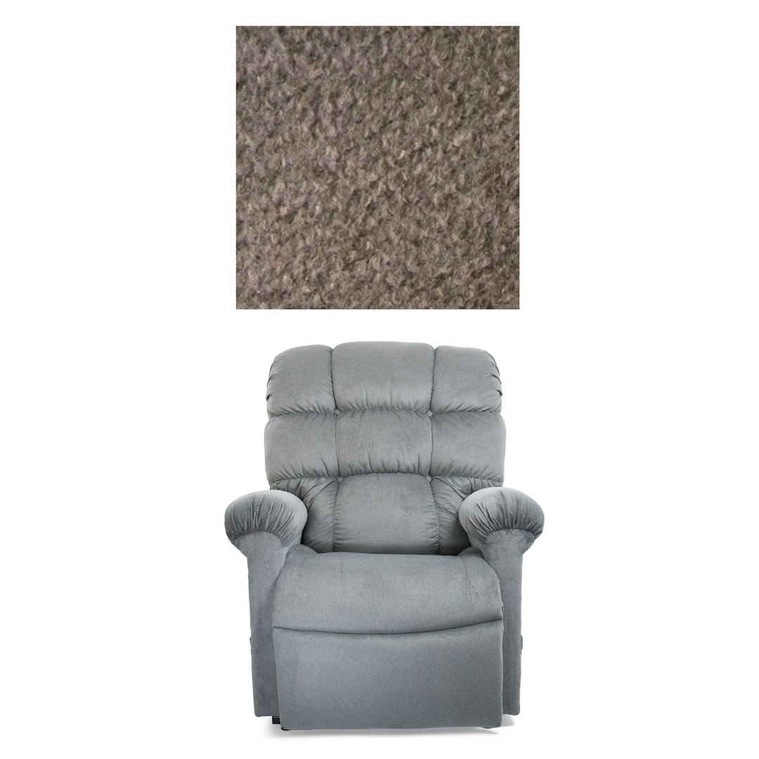 Golden Technologies PR510 MaxiComfort Cloud Series Extra Wide Assisted Lift Chair Recliner - Shale