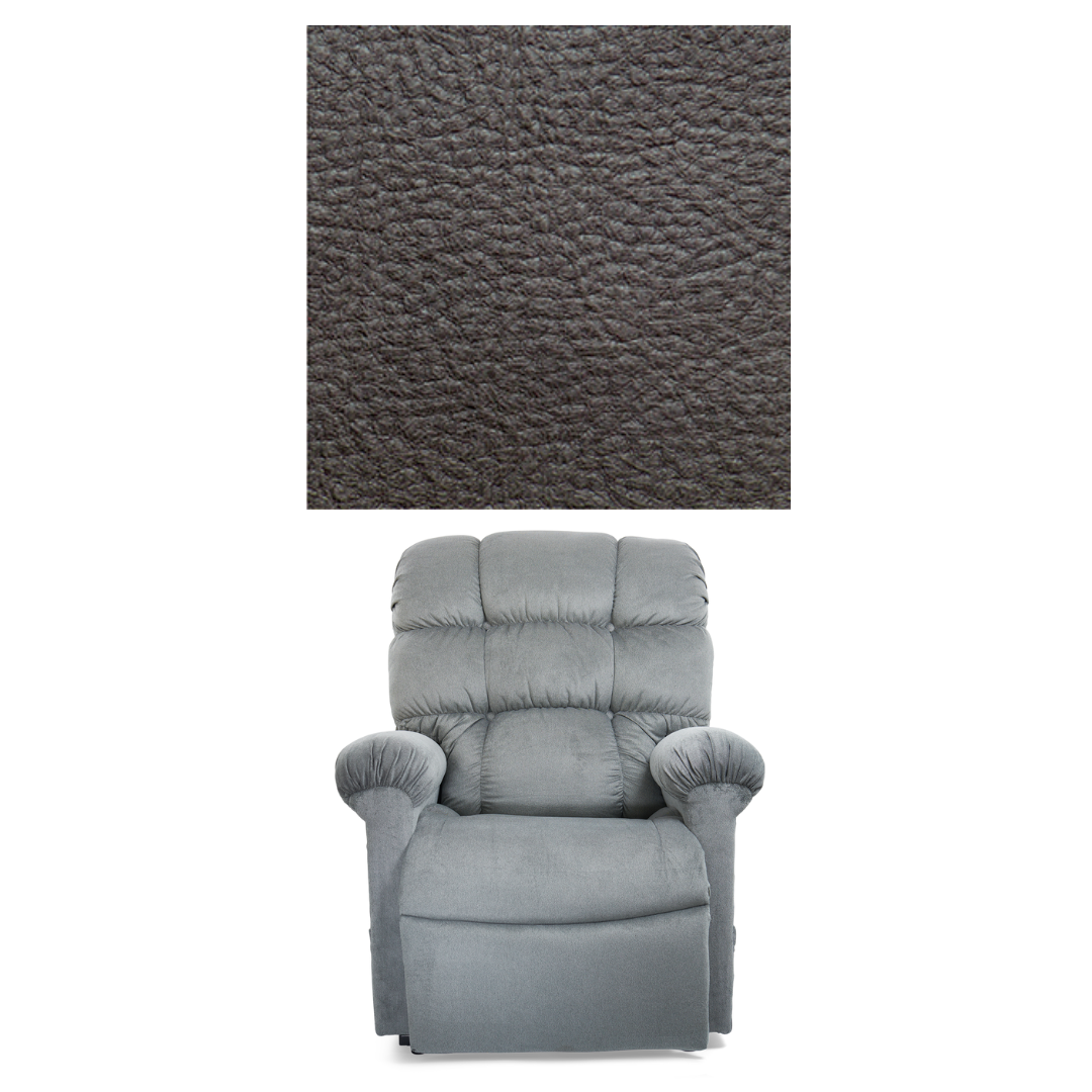Golden Technologies PR510 MaxiComfort Cloud Series Extra Wide Assisted Lift Chair Recliner - Smoke