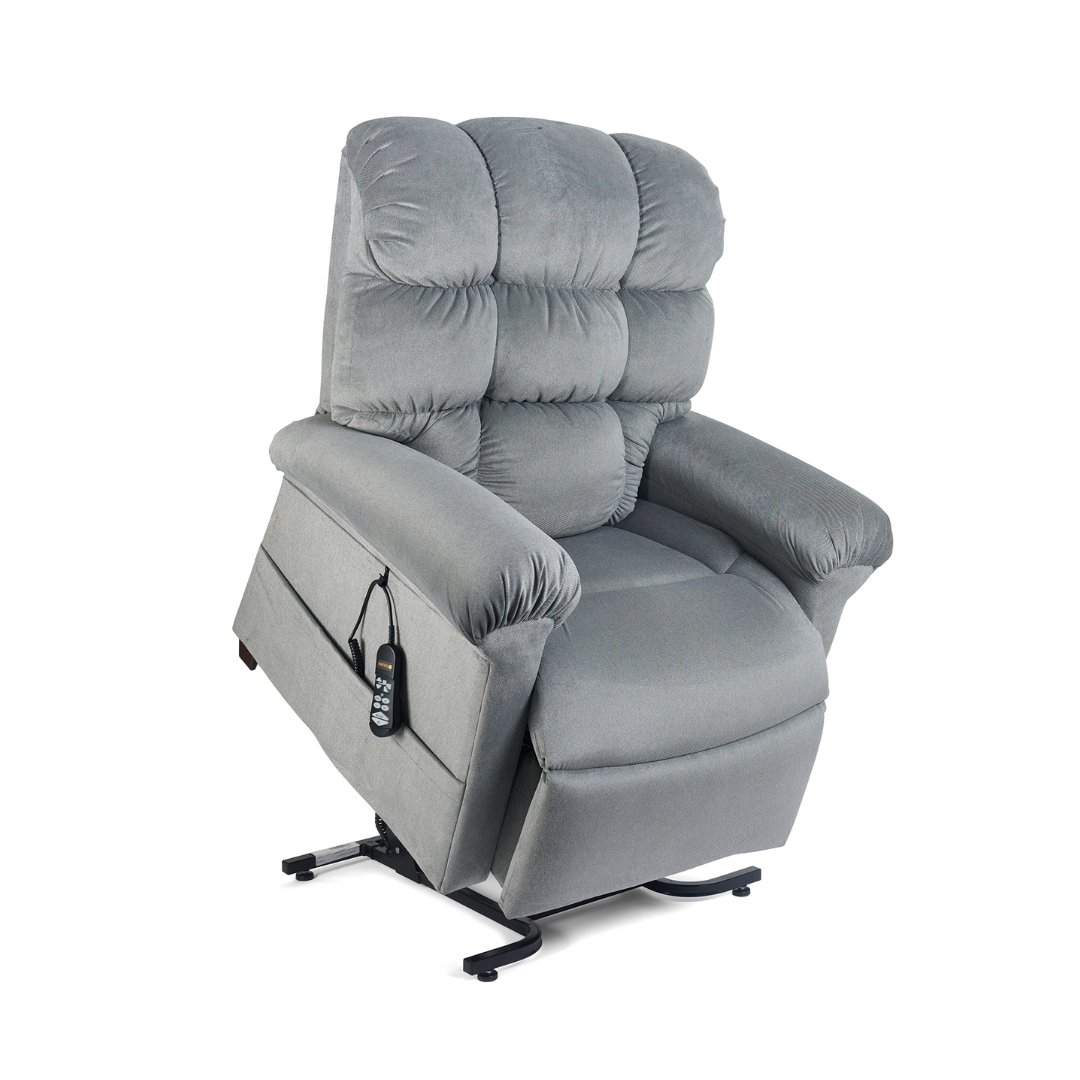 Golden Technologies PR510 MaxiComfort Cloud Series Extra Wide Assisted Lift Chair Recliner - Sterling