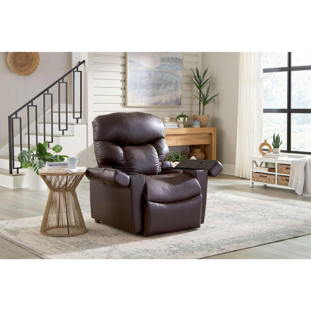 Golden Technologies PR511 MaxiComfort Cloud+ Assisted Lift Recliner - Small - with arm rests folded out