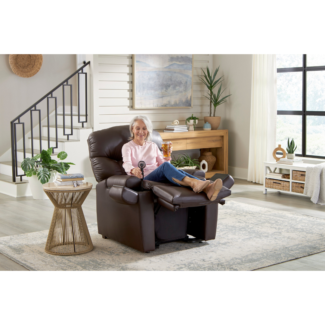 Golden Technologies PR511 MaxiComfort Cloud+ Assisted Lift Recliner - Small - with user