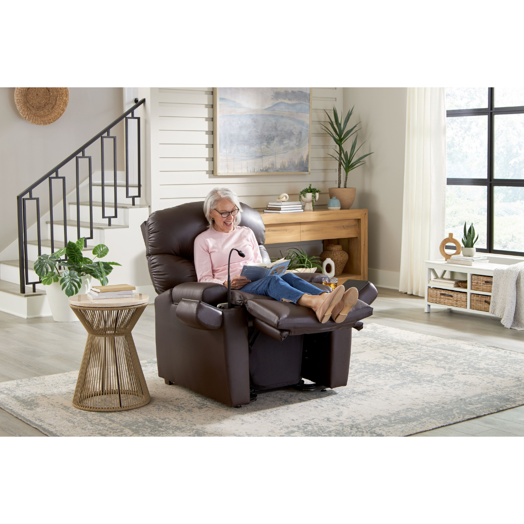 Golden Technologies PR511 MaxiComfort Cloud+ Assisted Lift Recliner - Small - with user