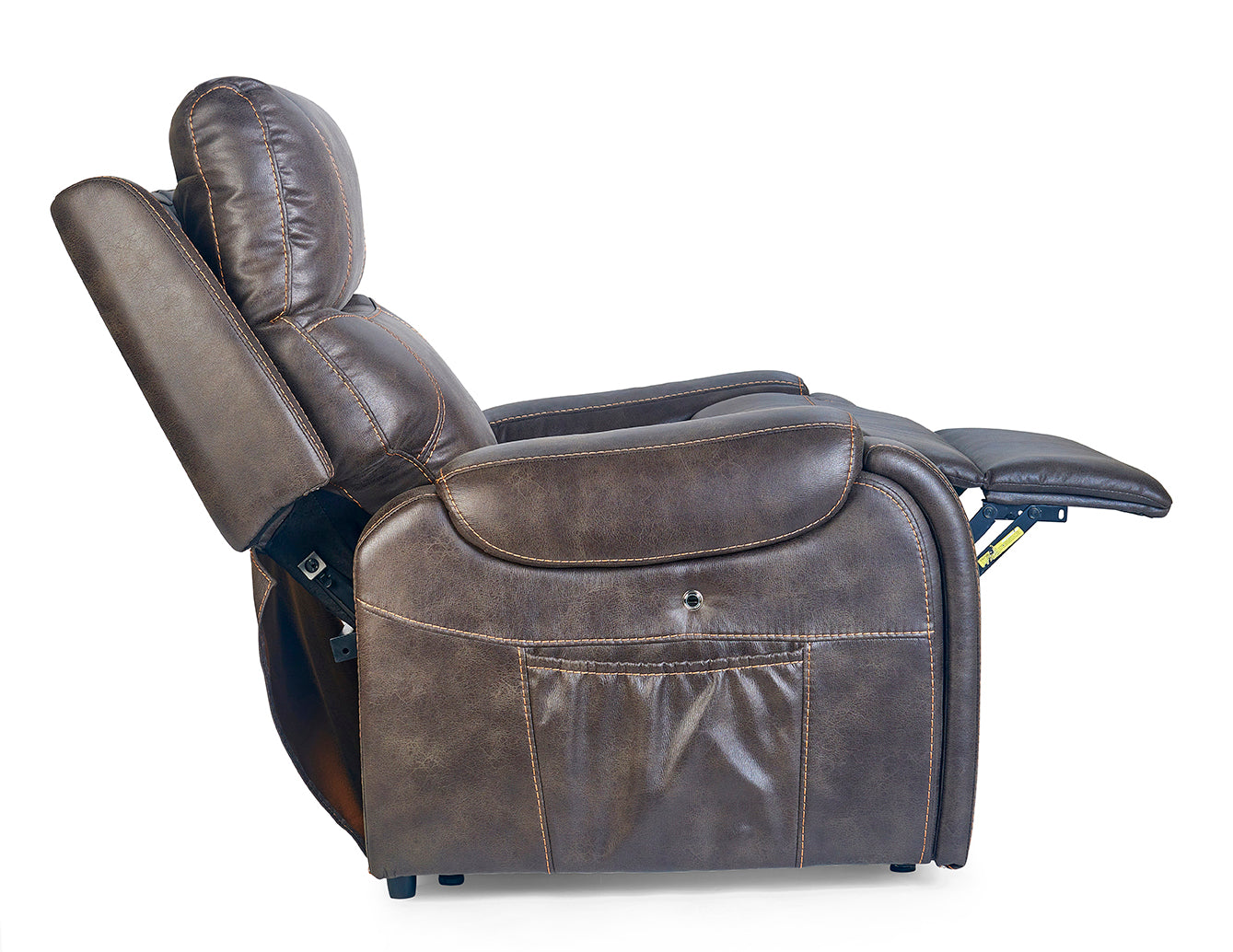 Golden Technologies Titan Luxury Reclining Power Lift Chair - Built in Table - Graphite right