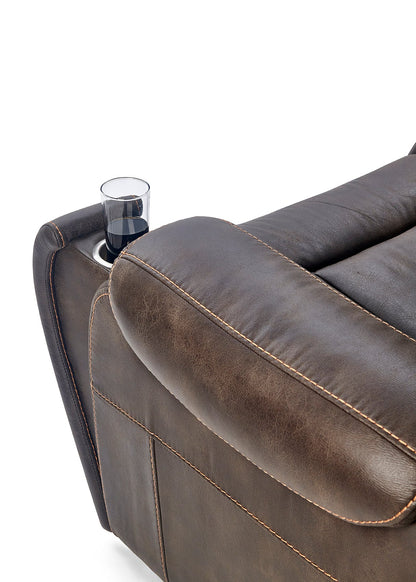 Golden Technologies Titan Luxury Reclining Power Lift Chair - Built in Table - Graphite with built-in cup holder