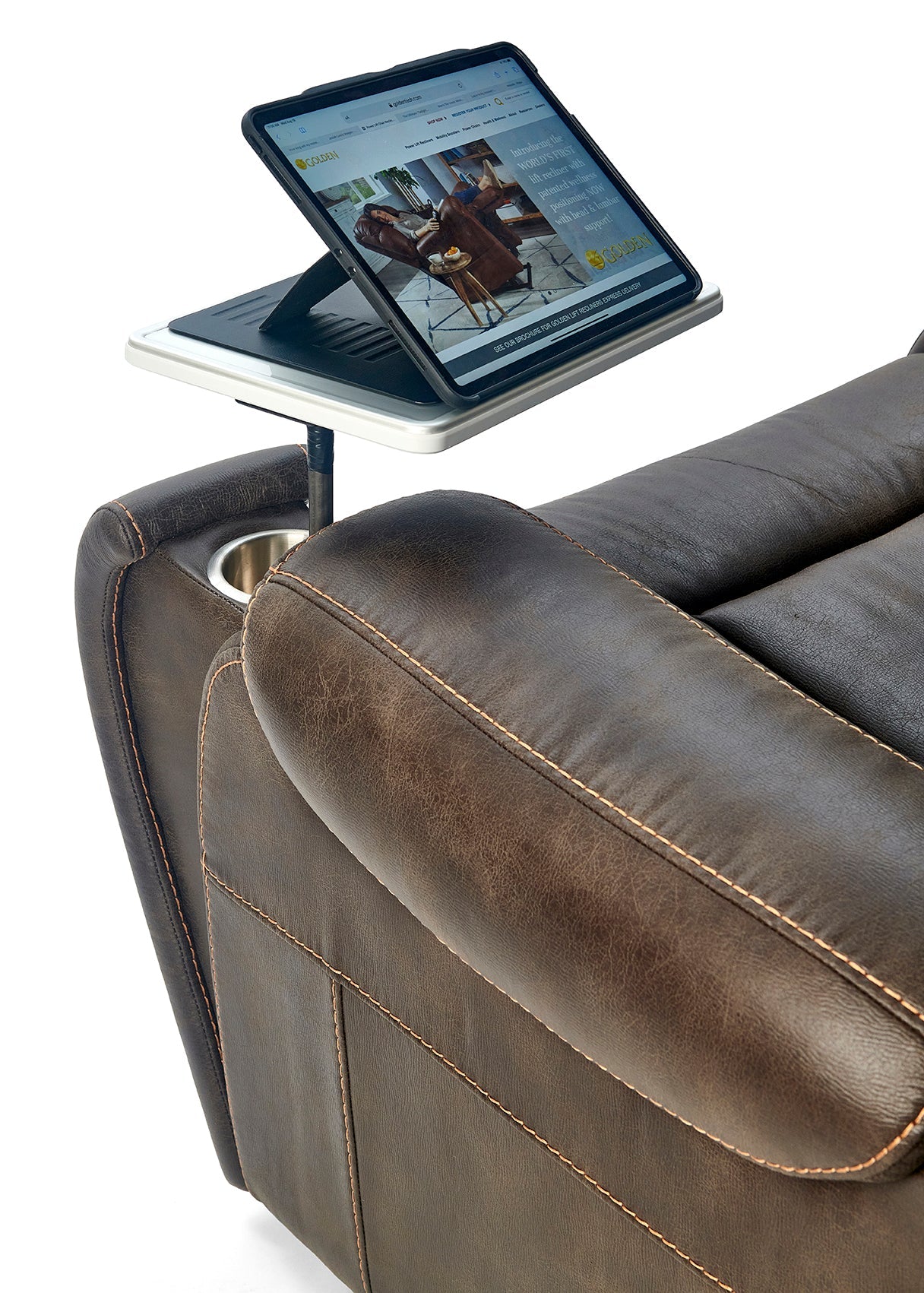Golden Technologies Titan Luxury Reclining Power Lift Chair - Built in Table